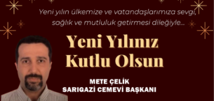 Mete Çelik’in yeni yıl mesajı