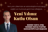 Ekrem Yahya Ateş’in yeni yıl mesajı